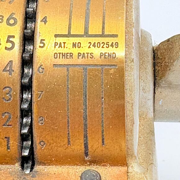 Vintage Precise Mechanical Adding Machine Lever 1940s Chicago Handle Works - Picture 9 of 9